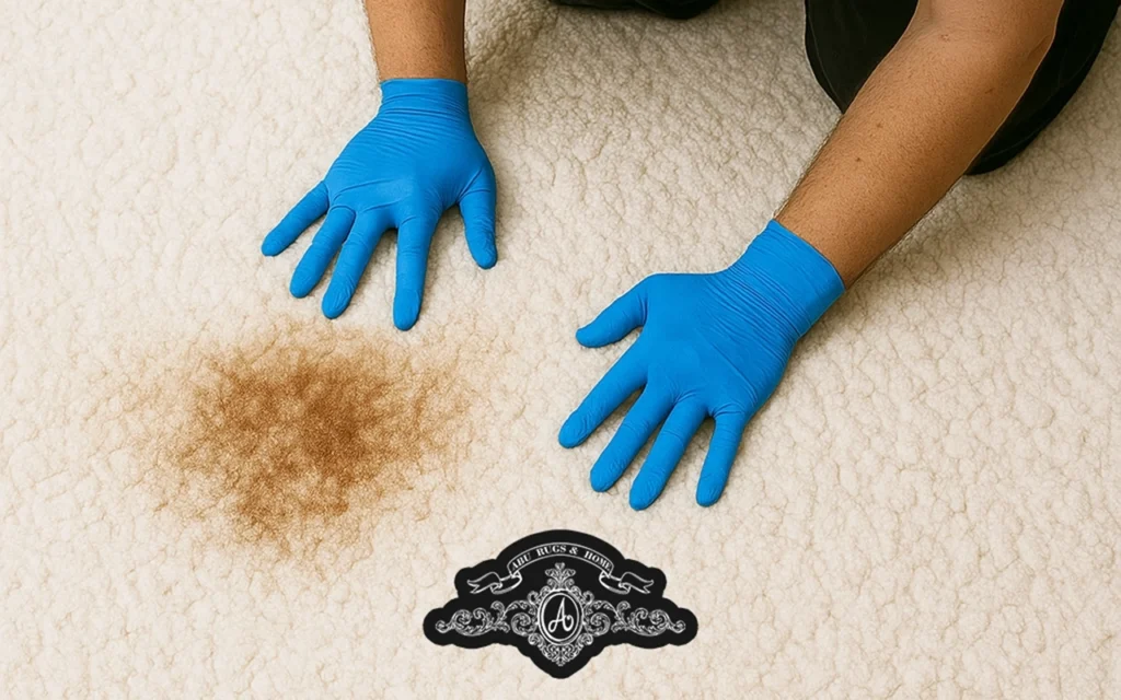 When to Call a Professional to Clean Stains from a White Rug