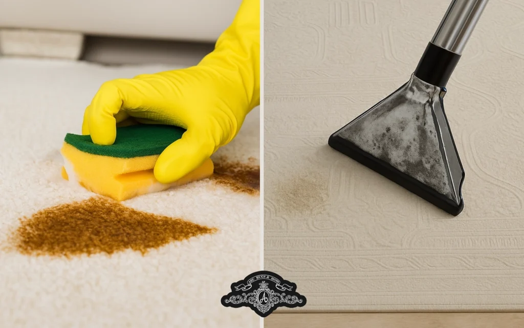 best way to clean white rugs