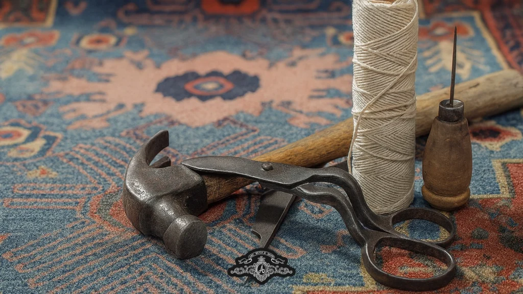 Persian rug repair