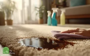 remove coffee stain from rug